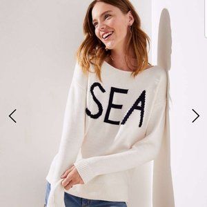 LOFT "SEA" Sweater